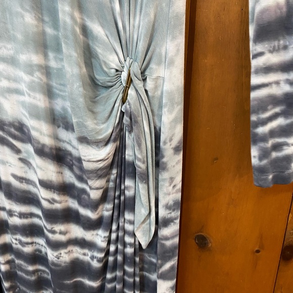 YOUNG FABULOUS & BROKE Bennett Tie Dye Ombré Dress M - Picture 2 of 3